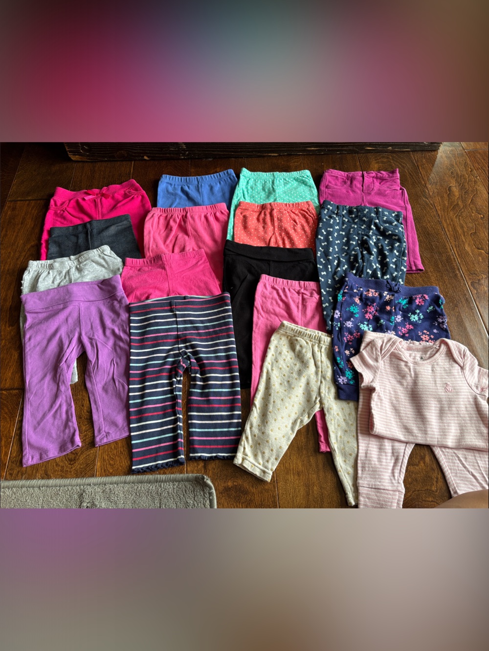 Girls Multi-Pack Leggings & Pants - Pink, Purple, Navy & More